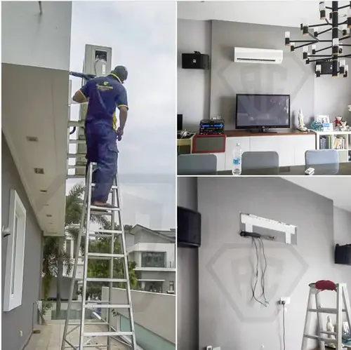 Aircon Hero technician at work โ ac service in Klang Valley