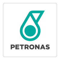 Petronas logo โ commercial client served by Aircon Hero aircond service